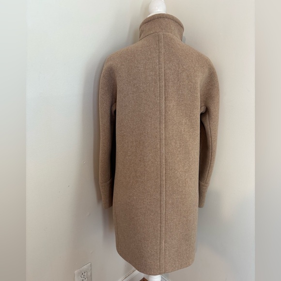 J.Crew Cocoon Wool Coat In Tan Size 4 - Picture 3 of 9
